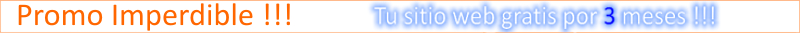Promo Imperdible - tu sitio web gratis - Hosting gratis